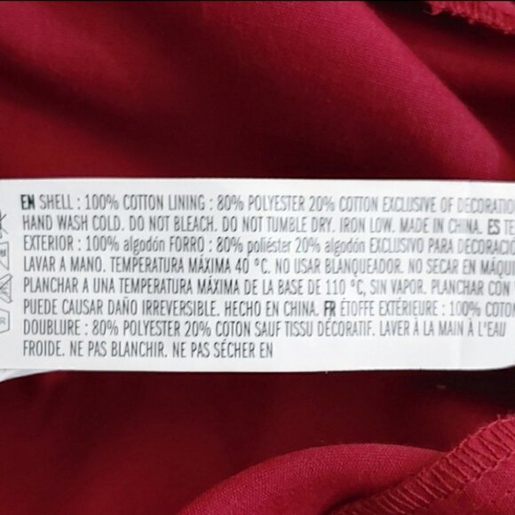 NWT FREE THE ROSES Dusty red ruffle sleeves eyelet boho festival dress - Picture 9 of 11